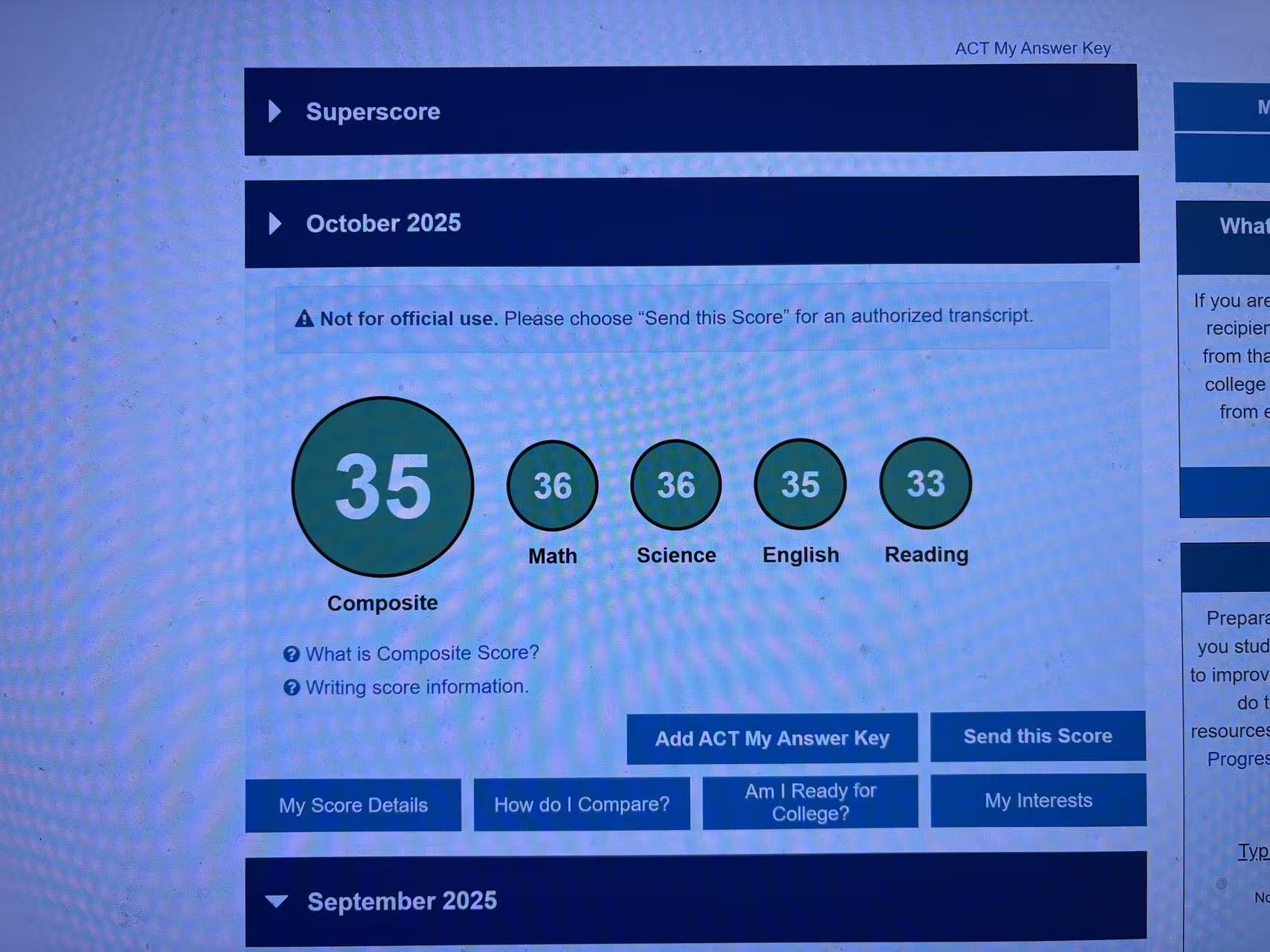 ACT 2025-10-18 Jasmine G composite score 35